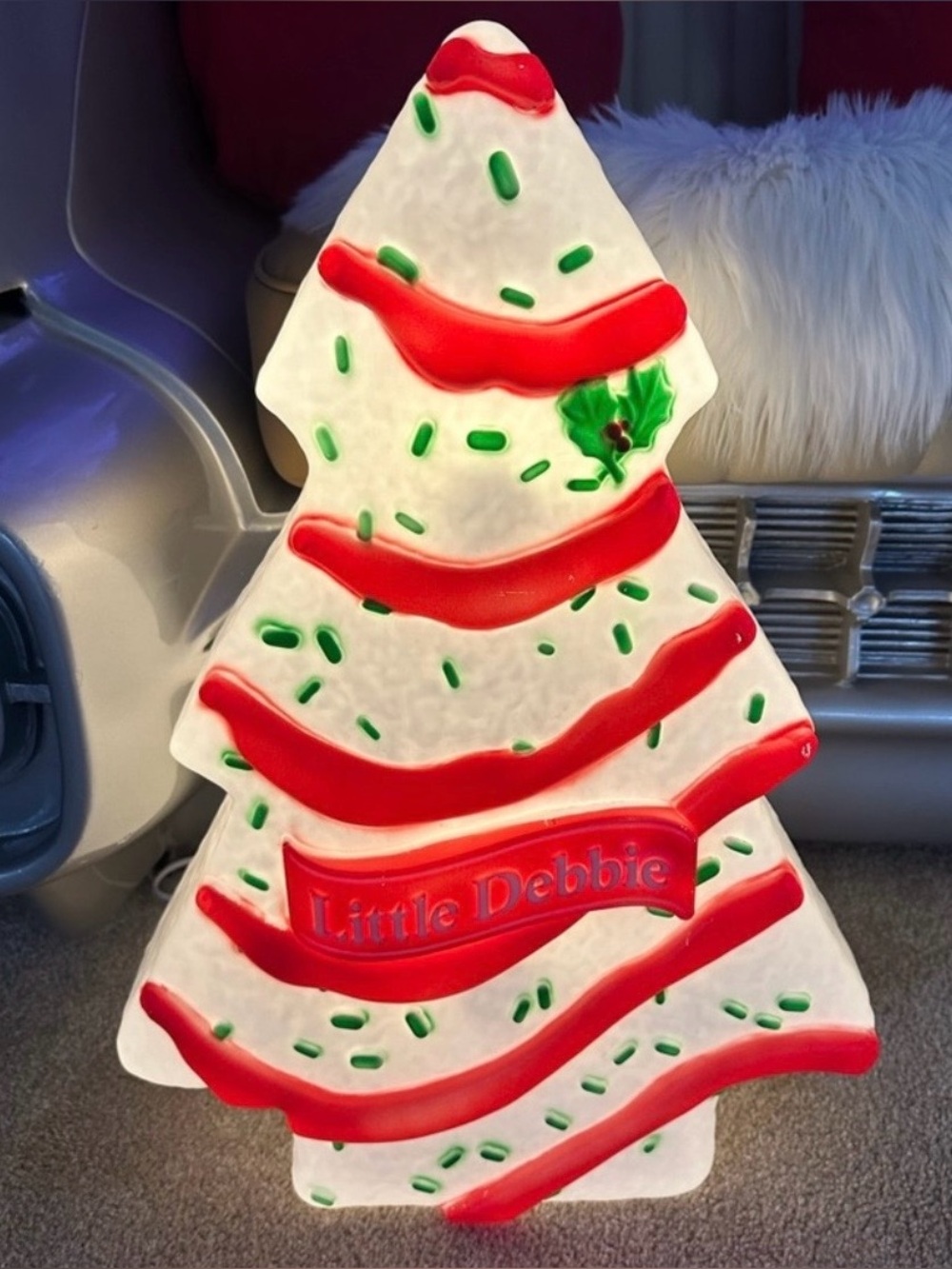 Little Debbie Blow Mold Christmas Cake Viral Tik Tok Rare 2025